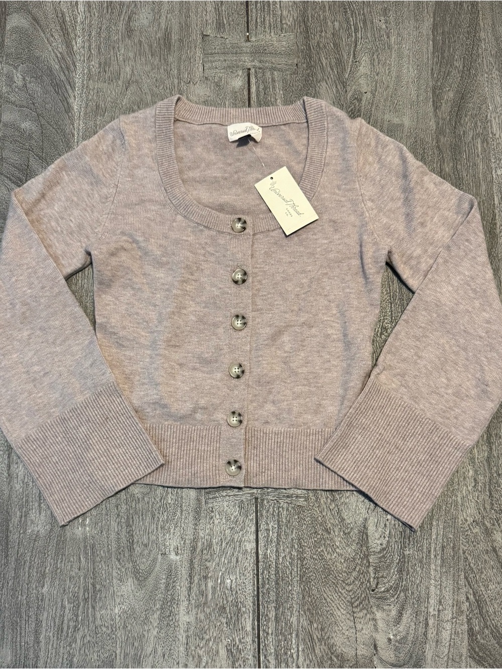 Universal Thread Tan Button-Up Cardigan